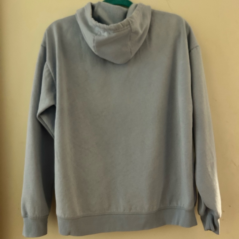Avalanche Sky Blue Hoodie with Sunburst Design - Picture 2 of 4